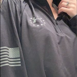 under armour freedom 1/4 zip light weight jacket